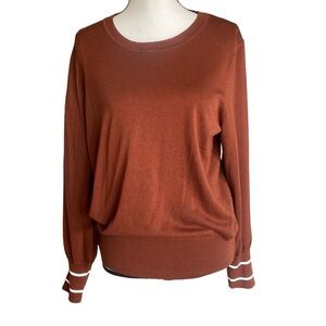 Nine West Brown Sweater XL